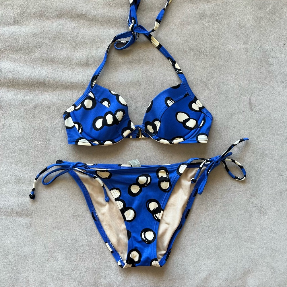 Victoria secret polka dot 2000s bikini set